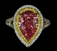 Fancy Intense Orange Diamond Ring