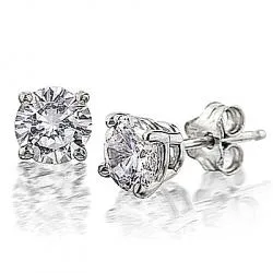 Diamond Stud Earrings