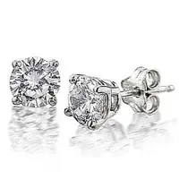 Diamond Stud Earrings