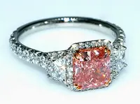 Pink Diamond Ring