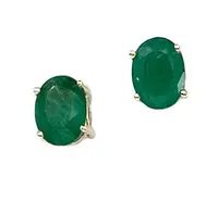 Emerald Stud Earrings
