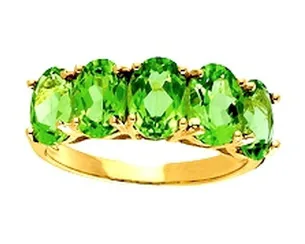 Peridot Ring in Gold