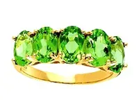 Peridot Ring in Gold