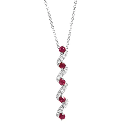 Ruby Journey Pendant