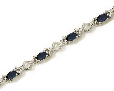 Sapphire Gold Bracelet