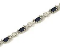 Sapphire Gold Bracelet