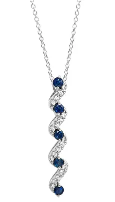 Sapphire Journey Pendant