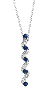 Sapphire Journey Pendant