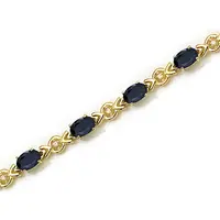 Sapphire Yellow Gold Bracelet