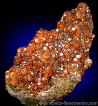 Dense Spessartite Garnets Crystals