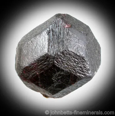 Dark Almandine Garnet Crystal