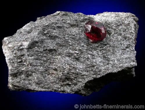 Almandine Garnet in Schist Matrix