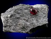 Almandine Garnet in Schist Matrix