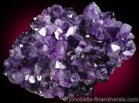 Deep Purple Amethyst Cluster