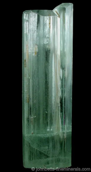 Tall Greenish Aquamarine Crystal