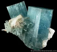 Deep Blue Aquamarine Crystals