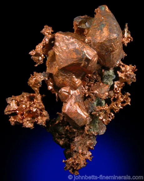 Sharp Copper Crystals