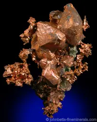Sharp Copper Crystals