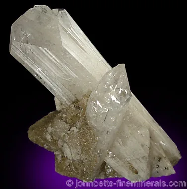 Intersecting Danburite Crystals
