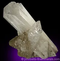 Intersecting Danburite Crystals