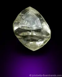 Octahedral Diamond Crystal