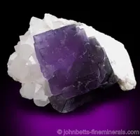 Purple Fluorite Cube