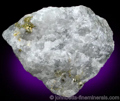 Gold and Pyrite in Quartz