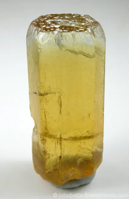 Single Golden Beryl Crystal