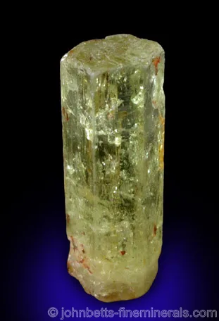 Elongated Heliodor Crystal