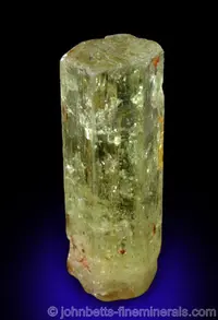 Elongated Heliodor Crystal
