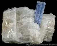 Blue Kyanite Protruding From Matrix