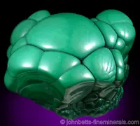 Polished Botryoidal Malachite