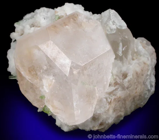 Hexagonal Morganite Crystal