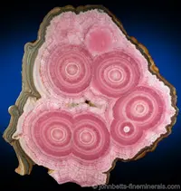 Concentric Banded Rhodochrosite