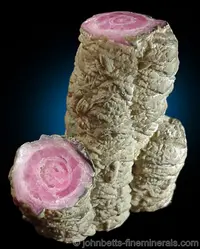 Rhodochrosite Stalactitic Growth