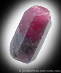 Doubly Terminated Ruby Crystal