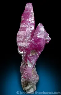 Elongated Ruby Crystals