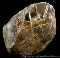 Single Rutilated Quartz Crystal