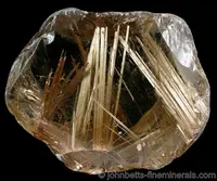 Polished Rutilated Quartz Slice