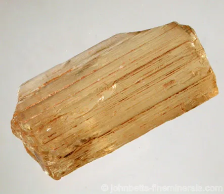 Golden-Yellow Scapolite Crystal