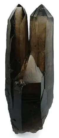 Elongated Double Smoky Quartz