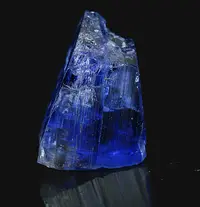 Deep Blue Tanzanite Crystal