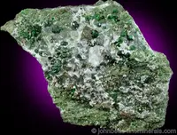 Large Uvarovite Crystals in Matrix