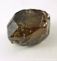 Yellow-Brown Zircon Crystal