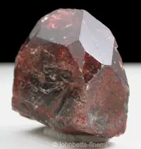 Red Zircon Crystal
