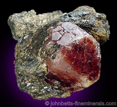 Red Zircon Crystal