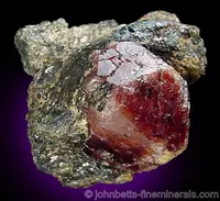Red Zircon Crystal