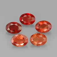 Group of 5 Andesine Gems