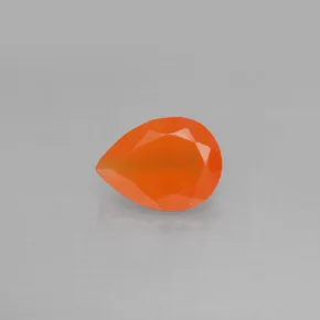 Reddish-Orange Carnelian Pear