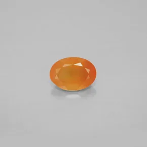 Amber-Red Carnelian Facet